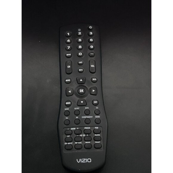 Vizio 6150BC0-R Black Remote Control OEM Unit - Picture 2 of 3